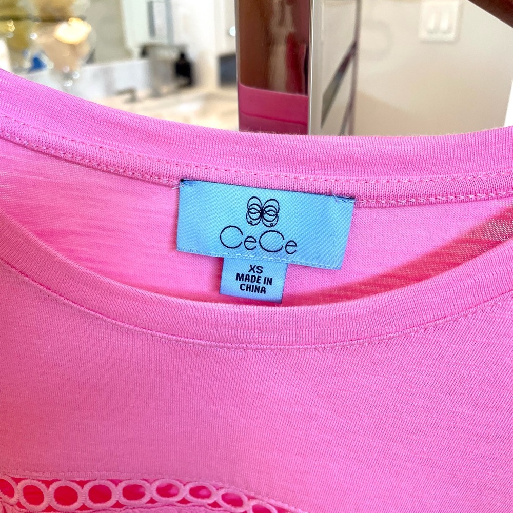 CeCe pink blouse